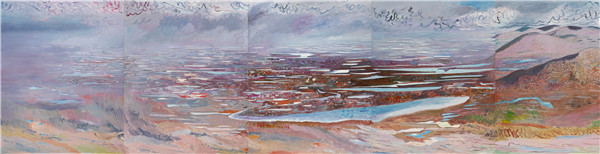 百メートル長巻油絵『黄河』、中国美術館で公開_fororder_1019　ネット1－1